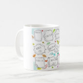 Mug Année de naissance C'EST VOTRE VIE ajouter MILESTO (Devant gauche)