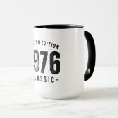 Mug Année de naissance classique 1976 (Devant droit)