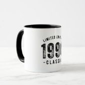 Mug Année de naissance classique 1990 (Devant gauche)