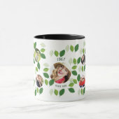 Mug Année de naissance Family Tree PHOTO Collage Anniv (Centre)
