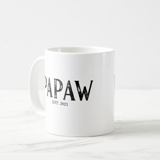 Mug Année de Papaw (Devant gauche)
