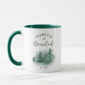 Mug Année de promotion au rang de papi Est. (Gauche)