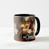 MUG ANNÉE DE ST. JOSEPH CATHOLIQUE PERSONNALISÉ (Devant droit)