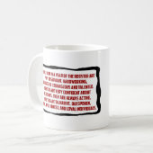 Mug Année des traits de coq (Devant gauche)