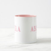 Mug Année d'établissement de Abuela rose (Centre)