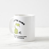 Mug Année drôle du serpent (Devant gauche)