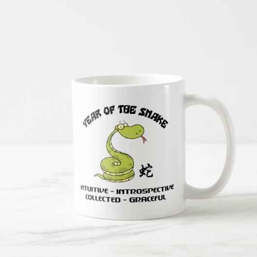 Mug Année drôle du serpent (Droite)