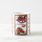 Mug Année du bois du dragon Personnaliser (Centre)