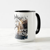 Mug Année du Cheval 2026 (Devant droit)