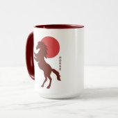 Mug Année du cheval 2026 (Devant gauche)