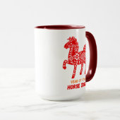 Mug Année du cheval 2026 (Devant droit)