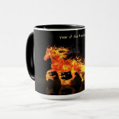 Mug Année du Cheval 2026 (Cheval de Feu) (Devant gauche)
