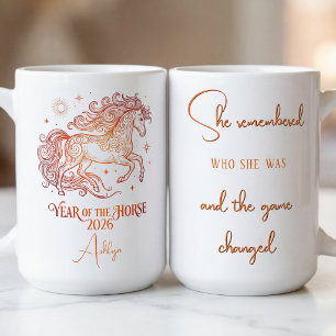 Mug Année du Cheval Motivationnel