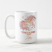 Mug Année du Cheval Motivationnel (Gauche)