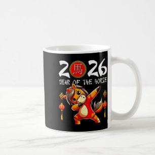 Mug Année du cheval Nouvel An lunaire Drôle de cheval
