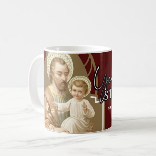 Mug Année du Commémoration religieuse catholique Saint (Devant gauche)