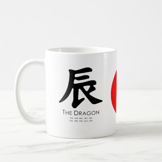 Mug Année du dragon (Gauche)