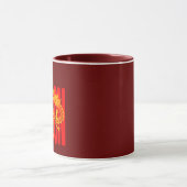 Mug Année du Dragon Rouge Or (Centre)