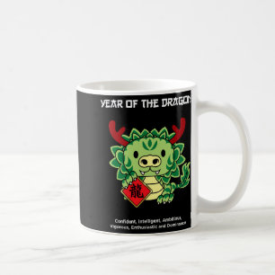 Mug Année du Dragon Signe du zodiaque chinois Nouvel A