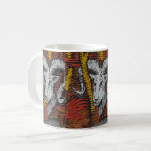 Mug Année du Graffiti de mouton de chèvre (Devant gauche)