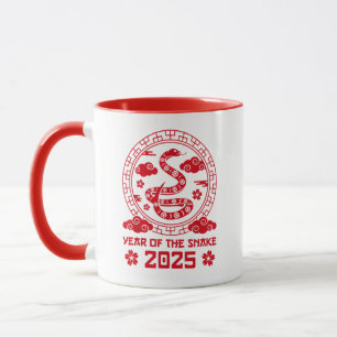 Mug Année du serpent 2025 Nouvel An chinois