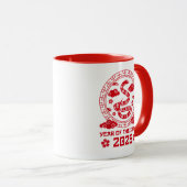 Mug Année du serpent 2025 Nouvel An chinois (Devant droit)
