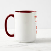 Mug Année du serpent 2025 rouge (Gauche)