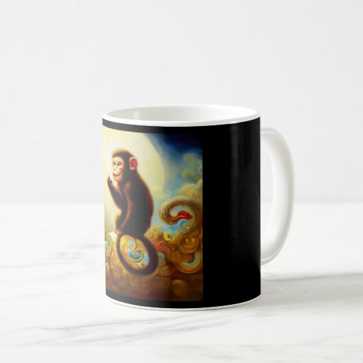 Mug Année du singe 10 (Devant droit)