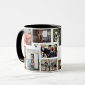 Mug Année en instants Famille Photo Collage Keepsaké C (Devant gauche)