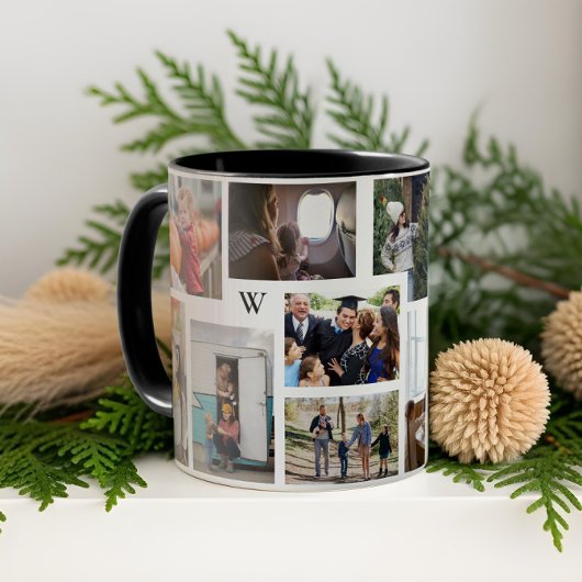Mug Année en instants Famille Photo Collage Keepsaké C