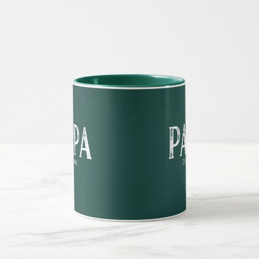 Mug Année Hunter Green Papa (Centre)