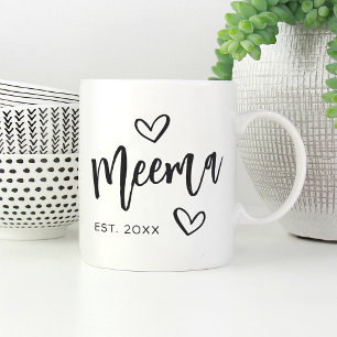 Mug Année Meema Grandma établie