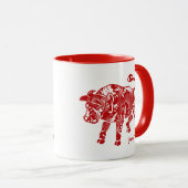Mug Année Modérée Du x (Devant droit)