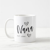 Mug Année Nana Grandma établie (Gauche)