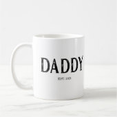 Mug Année papa établie (Gauche)