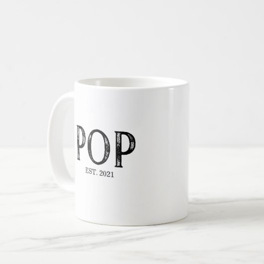 Mug Année Pop établie (Devant gauche)