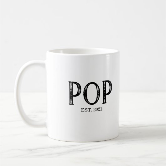 Mug Année Pop établie (Gauche)
