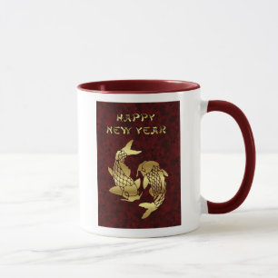 Mug Année vietnamienne chinoise heureuse de koi de
