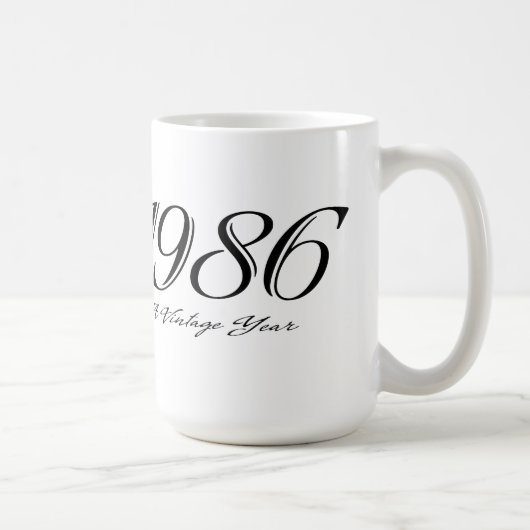 Mug Année Vintage 1986 (Droite)