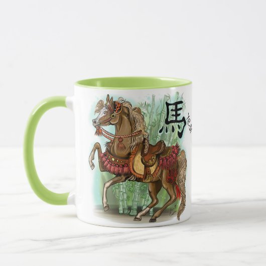 Mug Année zodiaque chinoise du cheval (Gauche)