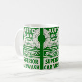 Mug Années 1950 Auto Laundry (Devant gauche)