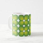 Mug années 70 rangées de cercle vert... (Devant gauche)