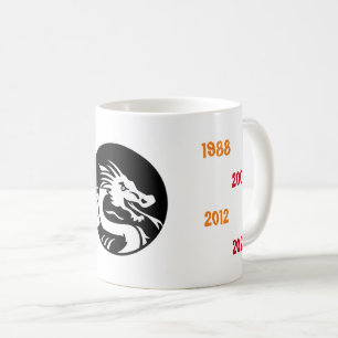 Mug Années chinoises du Dragon 1940 à 2024