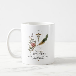 Mug Années de soins de retraite de médecin personnalis