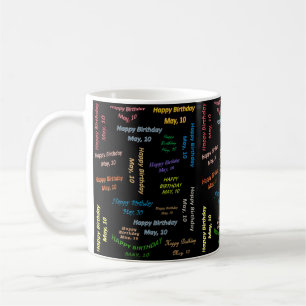 Mug anniversaire 10 mai