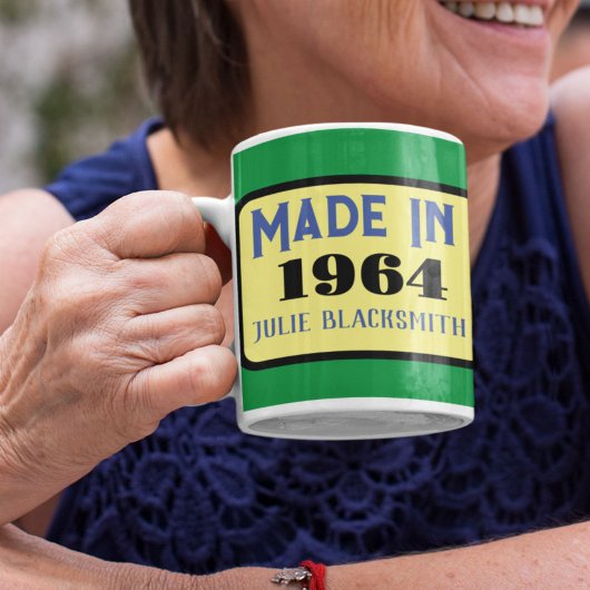 Mug Anniversaire 1964 60e anniversaire soixante ans