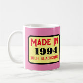 Mug Anniversaire 1994 30e anniversaire Trente ans (Gauche)