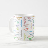 Mug anniversaire 21 décembre (Devant gauche)