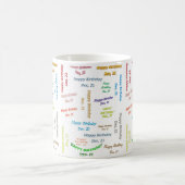 Mug anniversaire 21 décembre (Centre)