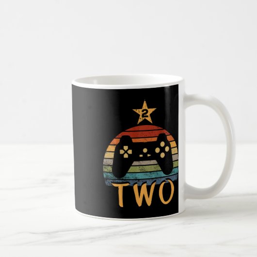 Mug Anniversaire 2 Anniversaire Vidéo Jeu 2ème Anniver (Droite)